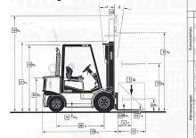 Stivuitoare frontale diesel Clark CDP 30