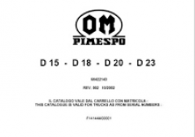 Stivuitoare frontale diesel OM-Pimespo D 18