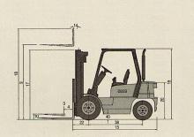 Stivuitoare frontale diesel Doosan D 20 S 3