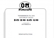 Stivuitoare frontale diesel OM-Pimespo D 30