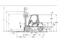 Stivuitoare frontale diesel Jungheinrich DFG 20 AS