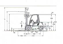 Stivuitoare frontale diesel Jungheinrich DFG 50(110HB)