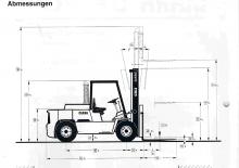 Stivuitoare frontale diesel Clark DPH 60