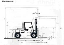 Stivuitoare frontale diesel Clark DPH 70