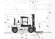 Stivuitoare frontale diesel Clark DPL 60