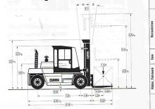 Stivuitoare frontale diesel Clark DPL 70