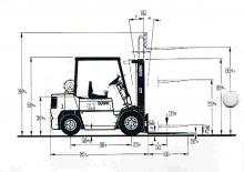 Stivuitoare frontale diesel Clark DPM 25