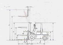 Stivuitoare frontale diesel Nissan EH 02 F 20 U