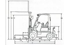 Stivuitoare frontale diesel Nissan FD 01 A 15 Q