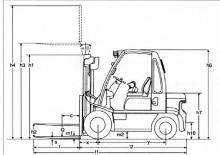 Stivuitoare frontale diesel Nissan FD 02 A 25 Q