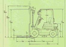 Stivuitoare frontale diesel Komatsu FD 10 T-15