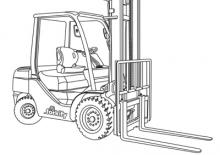 Stivuitoare frontale diesel Komatsu FD 14 T-14