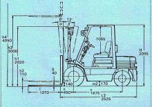 Stivuitoare frontale diesel Komatsu FD 20 T 11