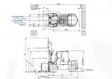 Stivuitoare frontale diesel Mitsubishi FD 40 T