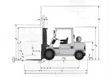 Stivuitoare frontale diesel Mitsubishi FD 45 T