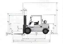 Stivuitoare frontale diesel Mitsubishi FD 50 K