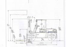 Stivuitoare frontale diesel Komatsu FD 70-6