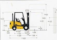 Stivuitoare frontale diesel Yale GDP 16 AF
