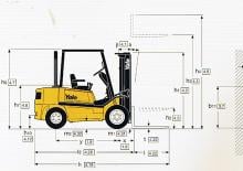 Stivuitoare frontale diesel Yale GDP 25 RF