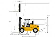 Stivuitoare frontale diesel Yale GDP 80 DC