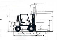 Stivuitoare frontale diesel Clark GPX 50 SD