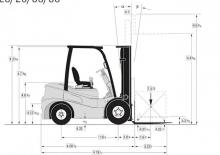 Stivuitoare frontale diesel Clark GTS 25 D