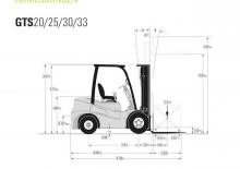 Stivuitoare frontale diesel Clark GTS 30 D