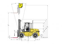 Stivuitoare frontale diesel Hyster H 10.00 XM