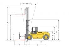 Stivuitoare frontale diesel Hyster H 16.00 XM - 12 EC