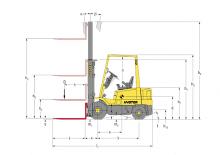 Stivuitoare frontale diesel Hyster H 1.75 XM