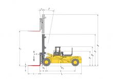 Stivuitoare frontale diesel Hyster H 36.00 E