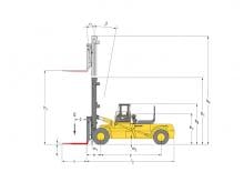 Stivuitoare frontale diesel Hyster H 48.00 E