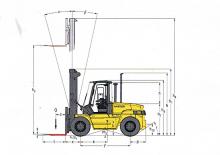 Stivuitoare frontale diesel Hyster H 9.00 XM