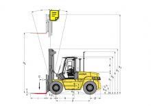 Stivuitoare frontale diesel Hyster H 9.00 XM