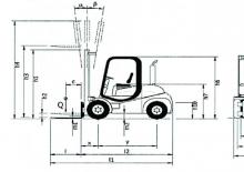 Stivuitoare frontale diesel Nuova Detas Sherpa 20