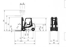 Stivuitoare frontale diesel Nuova Detas Sherpa 25