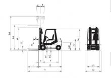 Stivuitoare frontale diesel Nuova Detas Sherpa 25
