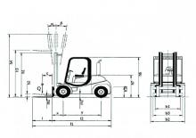 Stivuitoare frontale diesel Nuova Detas Sherpa 50