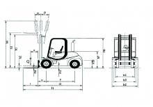 Stivuitoare frontale diesel Nuova Detas Sherpa 50
