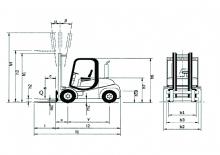 Stivuitoare frontale diesel Nuova Detas Sherpa 60
