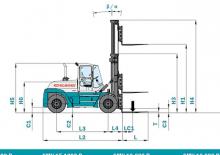 Stivuitoare frontale diesel Konecranes SMV 13,6-600 B