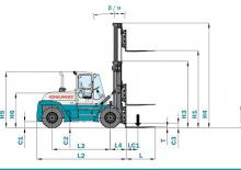 Stivuitoare frontale diesel Konecranes SMV 16-900 B