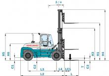 Stivuitoare frontale diesel Konecranes SMV 16-900 B