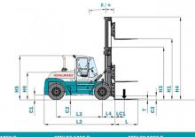 Stivuitoare frontale diesel Konecranes SMV 23,6-1200  B