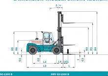 Stivuitoare frontale diesel Konecranes SMV 32-1200 Ro/Ro