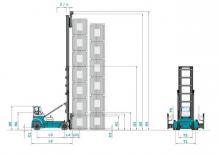 Stivuitoare frontale diesel Konecranes SMV 7/8 ECB 90 II