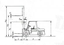 Stivuitoare frontale diesel Nissan WF 03 A 33 U