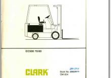 Stivuitoare frontale electrice Clark EC 500 70