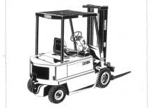 Stivuitoare frontale electrice Clark ECM 20 N