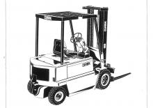 Stivuitoare frontale electrice Clark ECM 25 N
